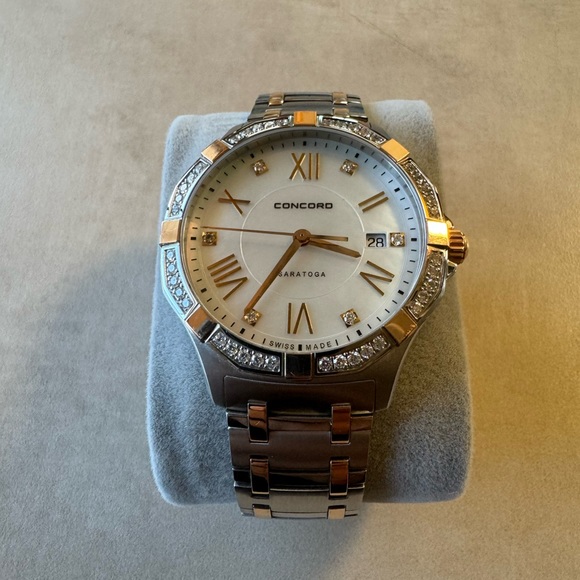 concord Other - Concord Saratoga Diamond Men's Watch, 40mm NOT AUTOMATIC, NO BOX